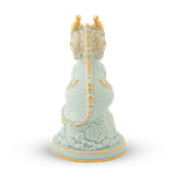 Tượng rồng Hảo Đức sứ Minh Long 23.9 cm - Men Ngọc Sương Mờ