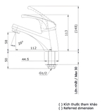Vòi lavabo chậu rửa mặt TOTO TX109LD nước lạnh