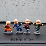 Set 4 Tượng Nhà Sư Múa Quyền 1 TQ
