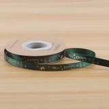 Ruy Băng Noel Xanh Đậm Merry Christmas (1cm-22m) M1