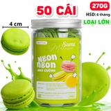 Lọ Kẹo Macaron Xanh Lá 25-27 Cặp
