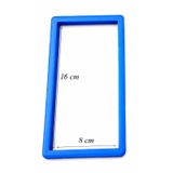 Khuôn cắt đất sét chữ nhật làm nơ 16cm