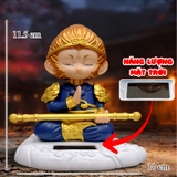 Tượng Wukong Xanh Dương Gật Đầu TQ