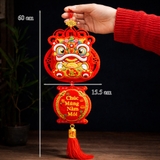 Dây Treo Tết Hũ Tiền Con Lân - Lộc