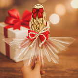 Phôi Đựng Tiền Cô Gái Váy Trắng Váy Đỏ + 10 Meka Tiền TP