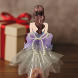 Phôi Đựng Tiền Cô Gái Áo Tím + 10 Meka Tiền HD