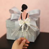 Phôi Đựng Tiền Cô Gái Váy Đen Hở Vai Áo 2 Dây + 10 Meka Tiền HD