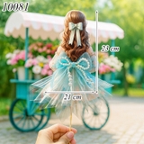 Phôi Đựng Tiền Cô Gái Áo Trắng Trễ Vai + 10 Meka Tiền TP