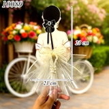 Phôi Đựng Tiền Cô Gái Váy Trắng Trễ Vai + 10 Meka Tiền TP