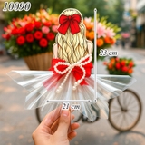 Phôi Đựng Tiền Cô Gái Váy Trắng Váy Đỏ + 10 Meka Tiền TP