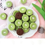 Bánh Quy Tròn Xanh Nhân Kem Trắng TT