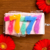 Hộp Nến Số Hoa Mix Màu Số 7 ( 20 Chiếc )