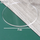 Tấm nhựa mica tròn trong suốt đường kính 9cm TQ