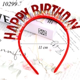 Kẹp tóc HPBD đỏ