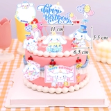 SCG - Set Cắm HPBD Chó Trắng Cinnamoroll TQ