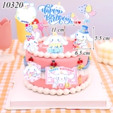 SCG - Set Cắm HPBD Chó Trắng Cinnamoroll TQ