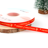 Ruy Băng Noel Đỏ In Chữ MERRY CHRISTMAS (1cm-22m) M4