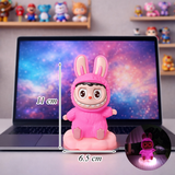 Đèn Labubu Hồng Ngồi Mây