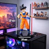 Mô Hình Goku Cầm Gậy Nhựa Đặc TQ