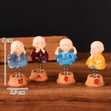 Set 4 TượngTiểu Hòa Thượng 5 TQ