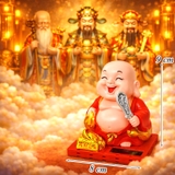 Tượng Phật Di Lặc Áo Đỏ TQ