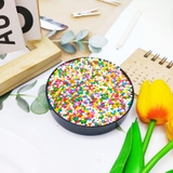 Lọ 100gr Kẹo Đường Tròn Mix Màu 2mm.