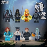 Bộ 8 Mô Hình Nhân Vật Siêu Anh Hùng Marvel DC  TQ