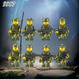 Bộ 8 Mô Hình Lego Mini Bộ Đội Cầm Súng TQ