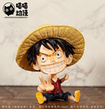 Tượng mô hình Luffy nhựa đặc TQ