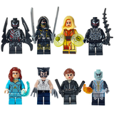 Bộ 8 Mô Hình Nhân Vật Siêu Anh Hùng Marvel DC  TQ