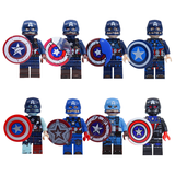 Bộ 8 Mô Hình Captain America Mini TQ