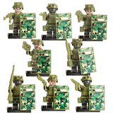 Bộ 8 Mô Hình Nhân Vật Lính Đặc Nhiệm TQ