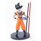 Mô Hình Goku Cầm Gậy Nhựa Đặc TQ