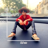 Tượng Luffy ngồi áo đỏ nhựa đặc TQ