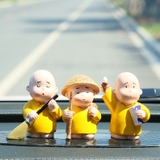 Set 3 Tượng Nhà Sư Áo Vàng Mini TQ