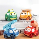 Bộ 4 Xe Công Trình Ngộ Nghĩnh TQ Hàng Đẹp