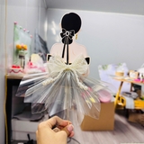 Phôi Đựng Tiền Cô Gái Áo Đen Trễ Vai + 10 Meka Tiền TP