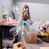 Phôi Đựng Tiền Cô Gái Áo Trắng Trễ Vai + 10 Meka Tiền TP