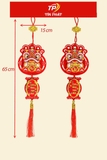 Dây Treo Tết Hũ Tiền Con Lân - Lộc