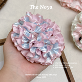 Scrunchie Cẩm Tú Cầu Dây buộc tóc/cột tóc Thiết Kế Cao Cấp Siêu Nhúm Siêu Bồng, Hàng May Thủ Công The Noya