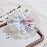 [Mã D1-D9] Dây buộc tóc scrunchies siêu phồng hoạ tiết dễ thương by The Noya