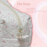 Túi vải đựng mỹ phẩm đồ cá nhân chần bông Mochi Pouch Handmade The Noya