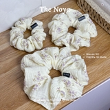 X12 - Dây buộc tóc scrunchies Xô Muslin 2 lớp handmade by The Noya
