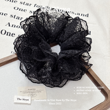 [Deal Mở Bán] Scrunchies Ren 4 Tầng Siêu Phồng Form To Màu Pastel Handmade The Noya