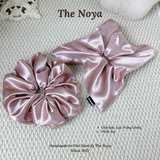 Scrunchies dây buộc tóc chất liệu Lụa Tráng Gương dày dặn siêu phồng by The Noya TG01, TG02, TG03, TG04
