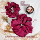 Đồ cột tóc Scrunchies lụa mềm không để lại vết hằn trên tóc sản xuất tại Việt Nam The Noya NT04