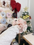 Scrunchie Cẩm Tú Cầu The Noya Thiết Kế Cao Cấp Siêu Bồng Bềnh Phối Ren CT04