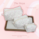Túi vải đựng mỹ phẩm đồ cá nhân chần bông Mochi Pouch Handmade The Noya