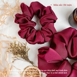 Đồ cột tóc Scrunchies lụa mềm không để lại vết hằn trên tóc sản xuất tại Việt Nam The Noya NT04