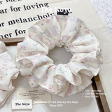[SIÊU TO] Scrunchies hoạ tiết KITTY BOW xinh iu 2 KIỂU by The Noya T35